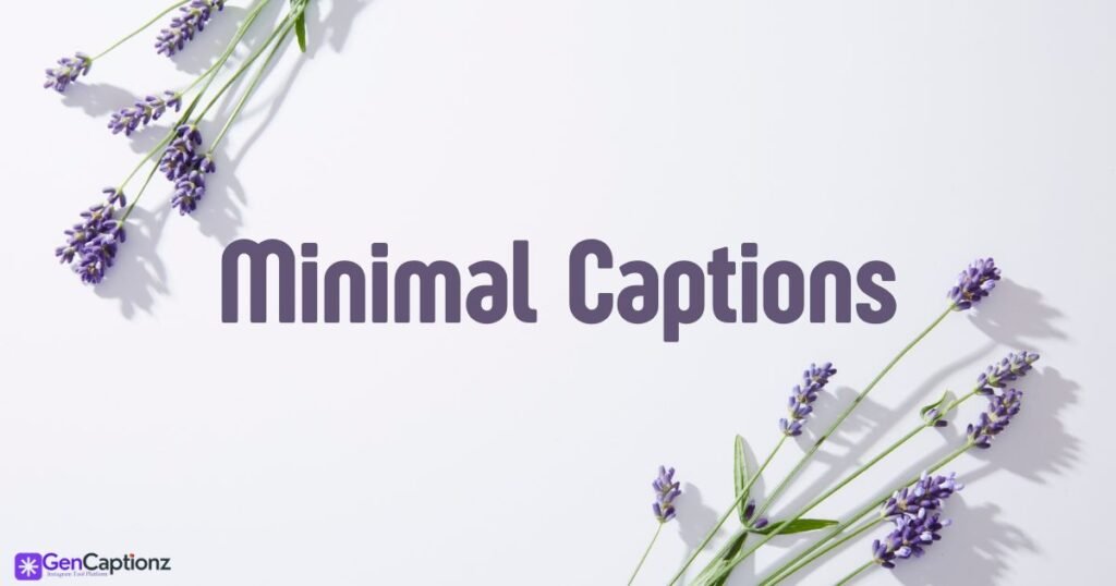 220+ Minimal Captions: The Ultimate Aesthetic Guide for Your Low-Key Era
