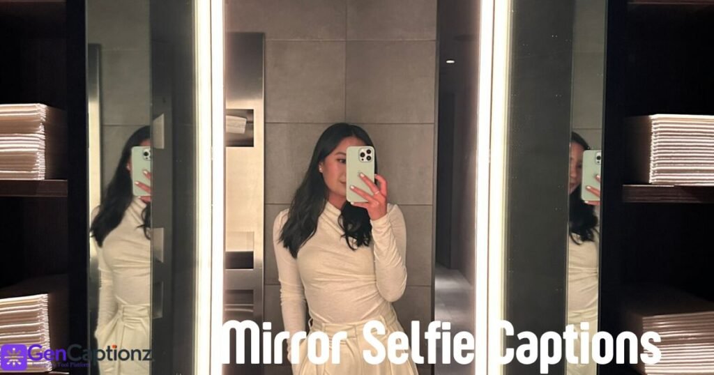 250+ Mirror Selfie Captions That Give Total Main Character Energy