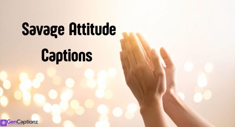 250+ Short Savage Attitude Captions (Viral & Unapologetic List)
