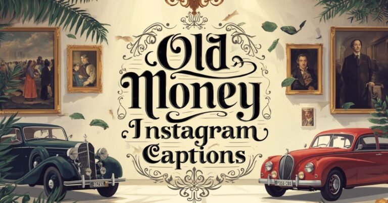 250+ Old Money Instagram Captions: The Ultimate Quiet Luxury Vibe Check