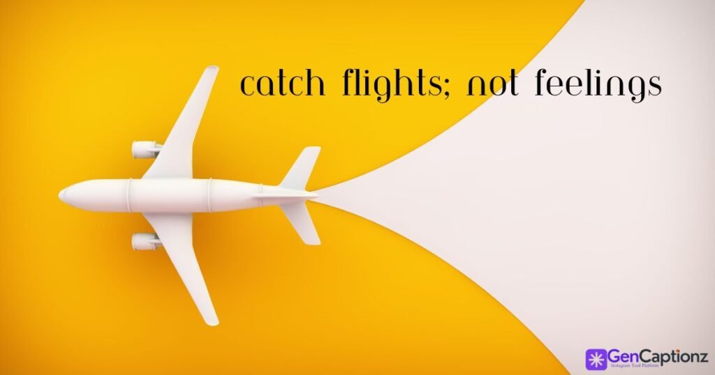 Aesthetic & Short Airplane Captions