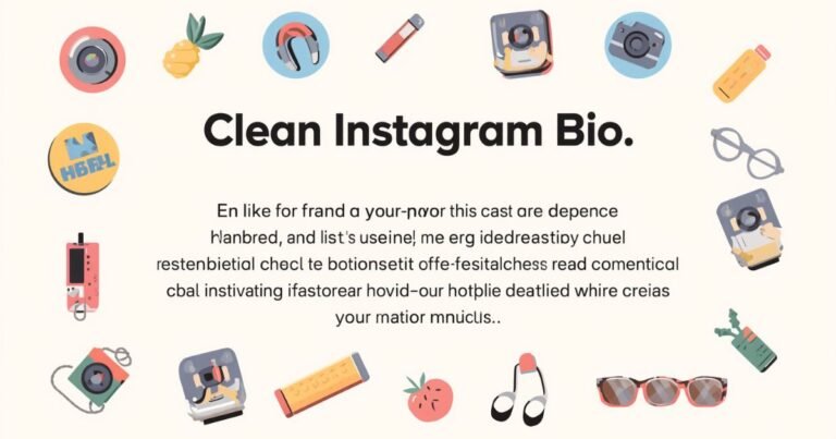 Clean Bio for Instagram: 250+ Aesthetic Copy & Paste Layouts