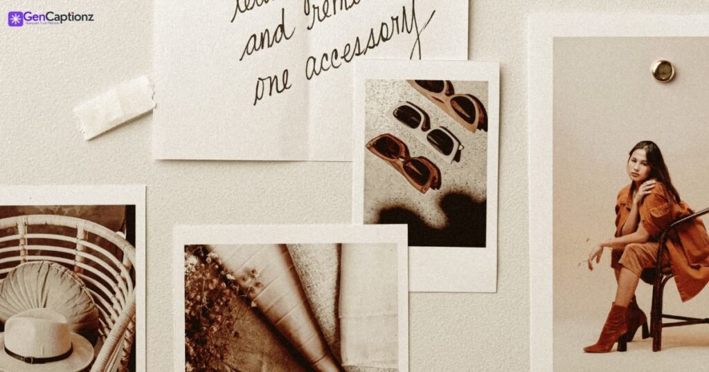 Short & Punchy One-Word Aesthetic Captions