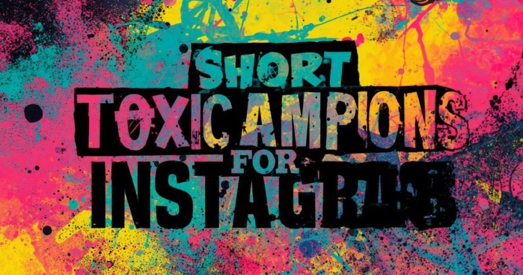 Ultimate List of Short Toxic Captions for Instagram