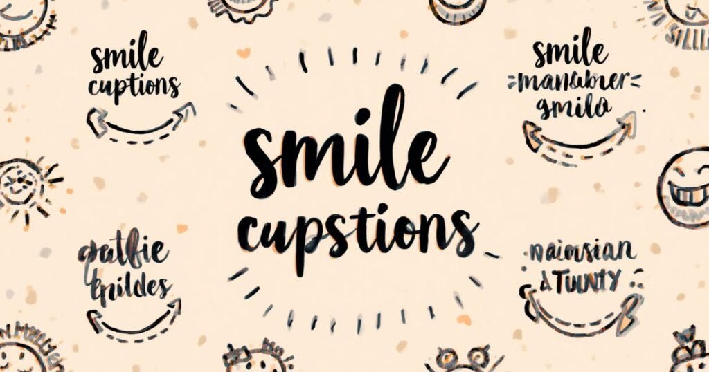 250+ Smile Captions for Instagram That Give Pure Main Character Energy