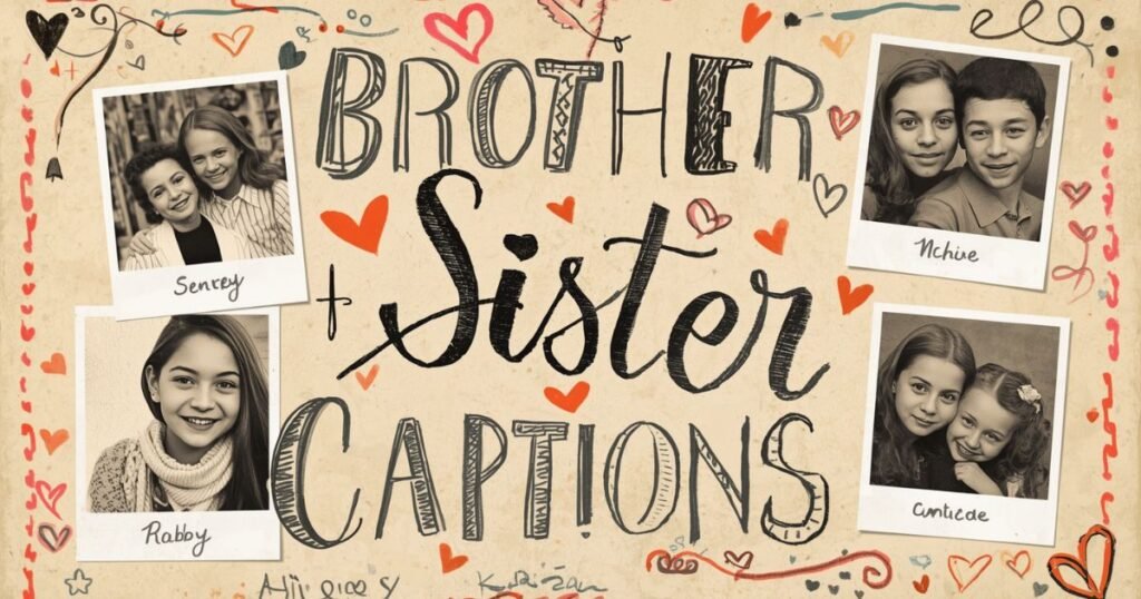 300+ Brother Sister Captions for Instagram (Aesthetic, Funny & Gen Z Approved)