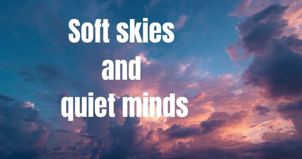 Short & Snappy Sky Captions for Low-Effort Baddies