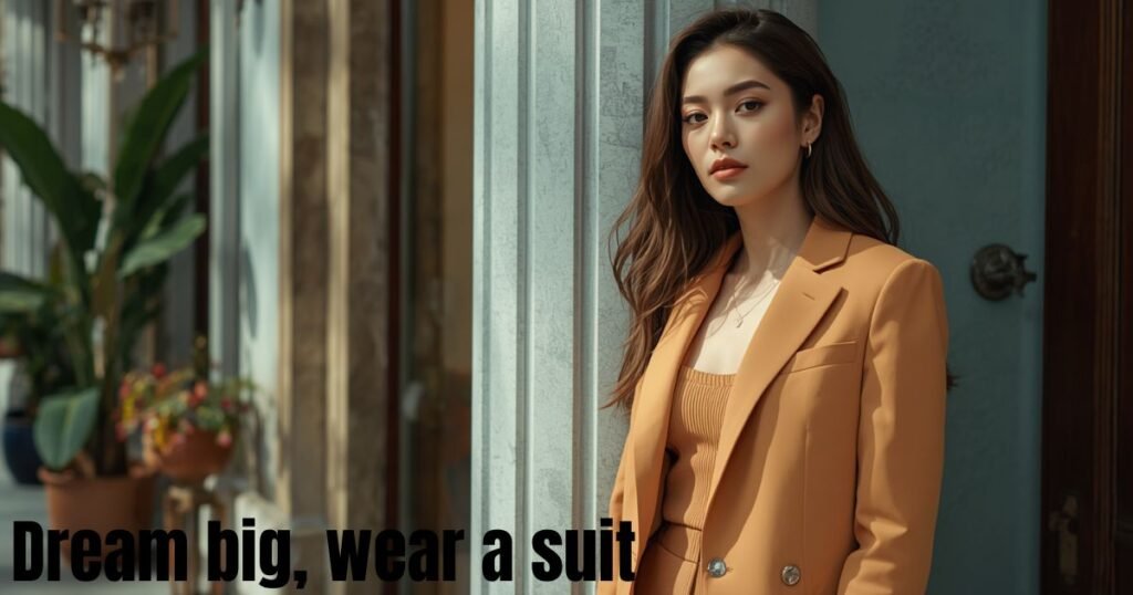 Why Your Suit Post Needs the Perfect Caption (The Psychology of the Power Move)