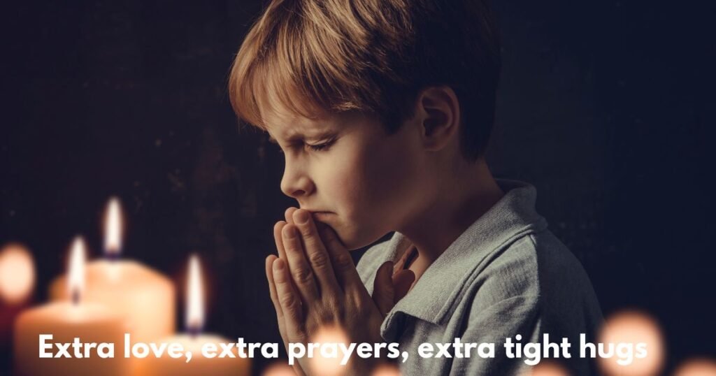 Short & Aesthetic Hugs and Prayers Captions for Instagram & TikTok