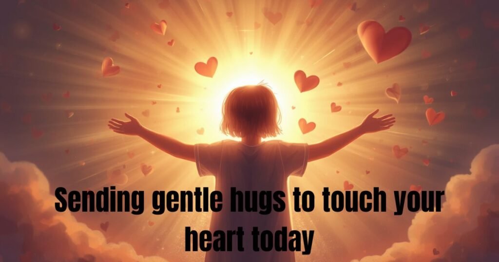 Short & Sweet "Sending Hugs and Prayers" Captions for Instagram & TikTok